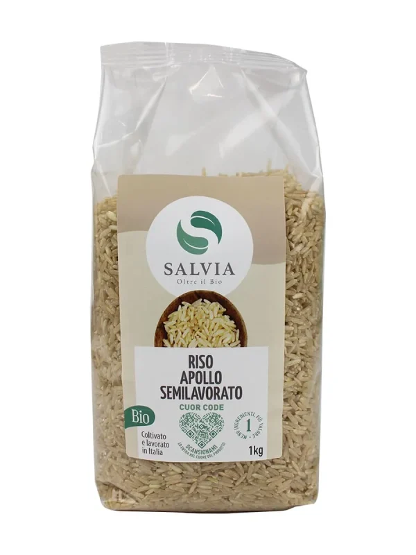 Riso apollo semilavorato bio 1kg
