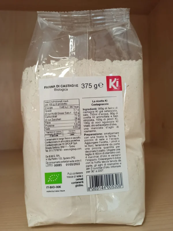 Farina di castagne bio 375gr // Ki GM - immagine 3