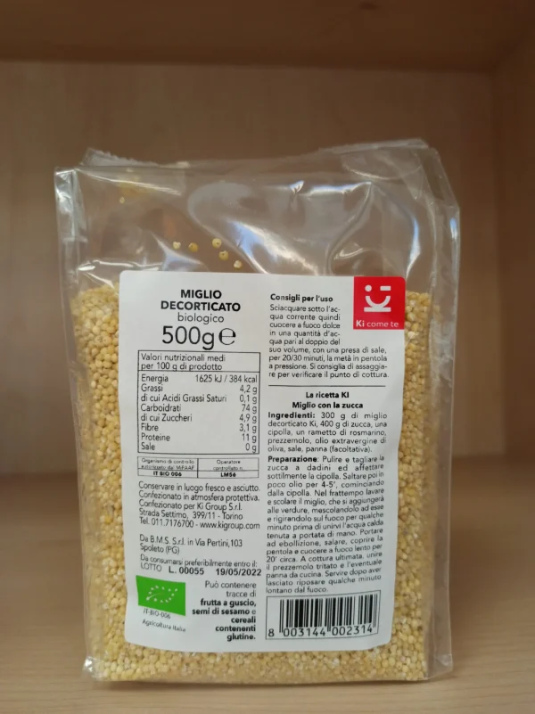 Miglio decorticato bio 500gr // Ki GM - immagine 3