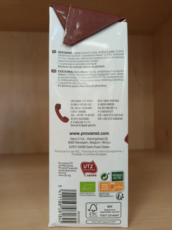 Latte di soia al cioccolato bio Provamel 1lt // Ki GM - immagine 5