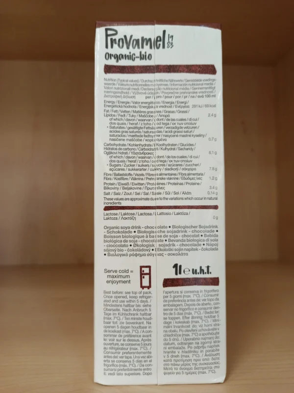 Latte di soia al cioccolato bio Provamel 1lt // Ki GM - immagine 4