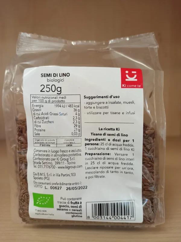 Semi di lino bio 250gr // Ki GM - immagine 3