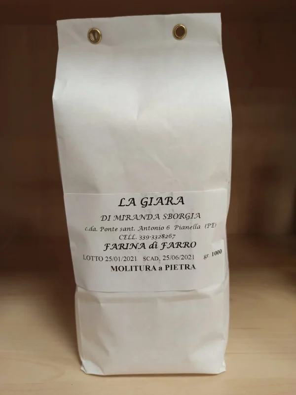 Farina di farro 1kg || La Giara GM