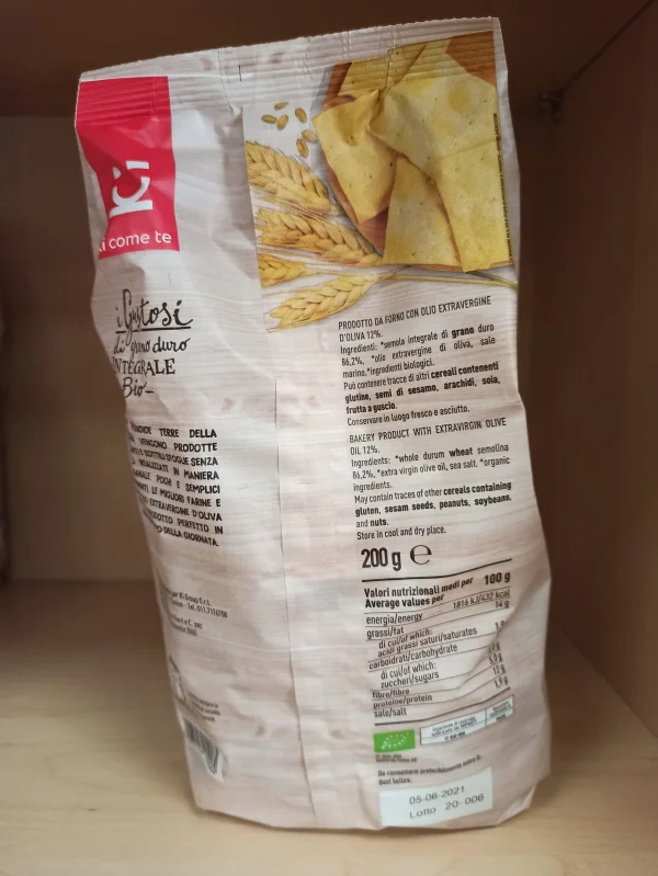 Gustosi di grano duro integrale BIO 200gr || KI GM - immagine 3