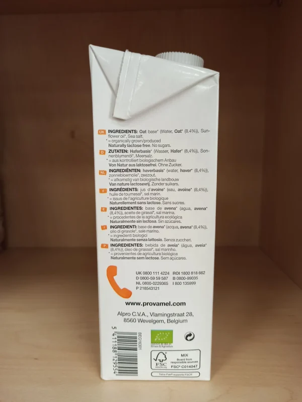 Latte vegetale di avena 1l BIO || Provamel GM - immagine 4
