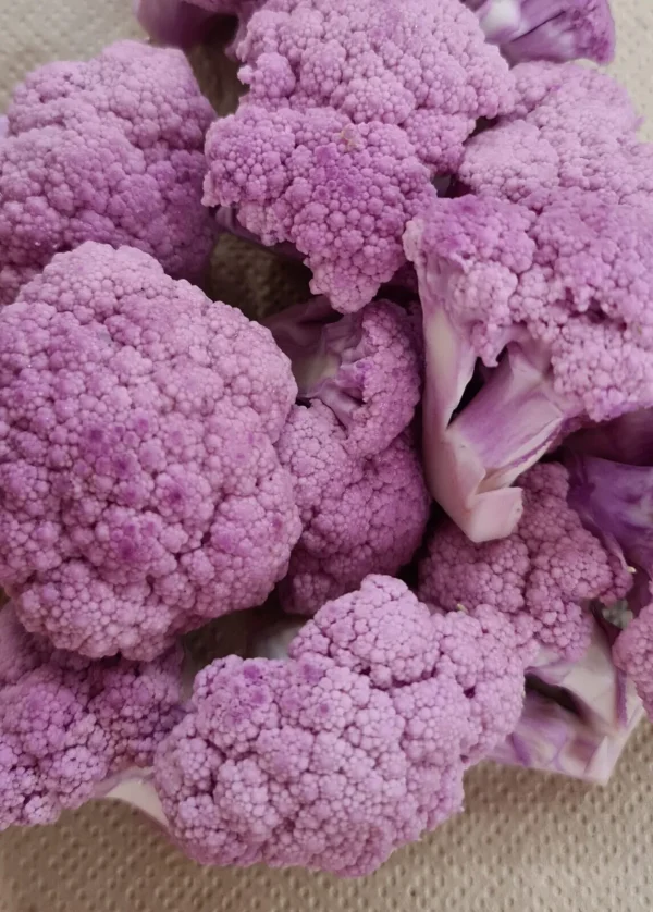 Cavolfiore Viola pulito, lavato e pronto da cucinare 250gr. GM