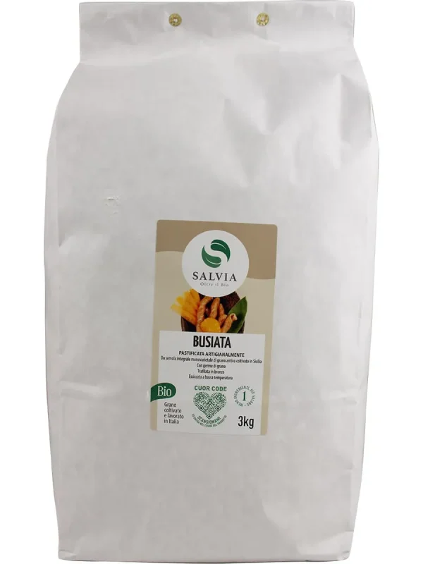 Busiata integrale di grano duro bio – 3kg