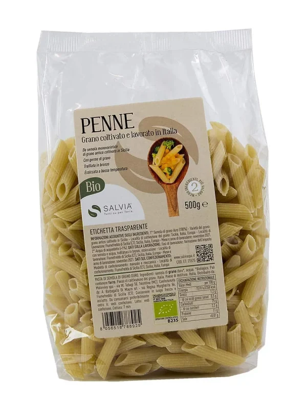 Penne di semola di grano duro bio – 500g