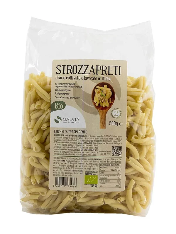 Strozzapreti di semola di grano duro bio 500g