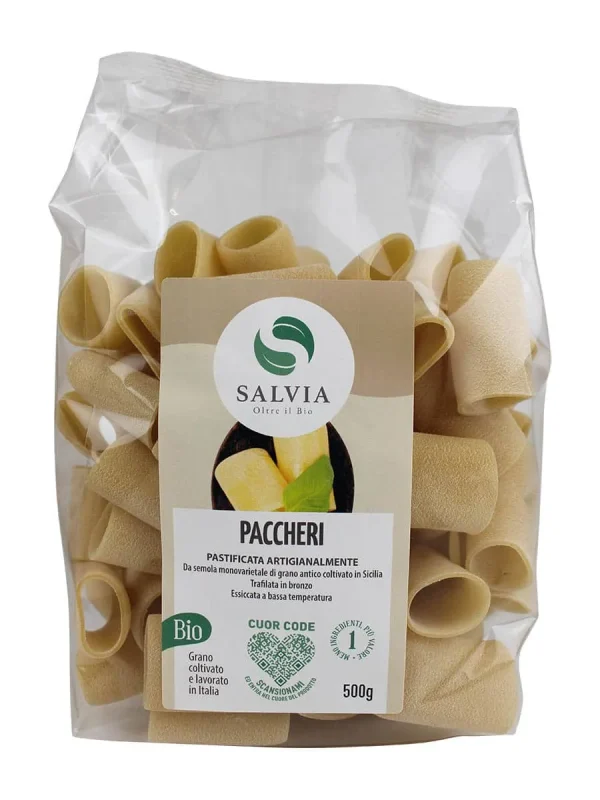 Paccheri di semola di grano duro bio – 500g