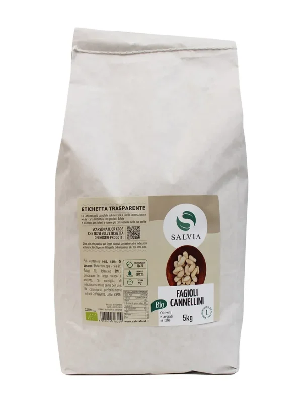 Fagioli cannellini bio – 5kg