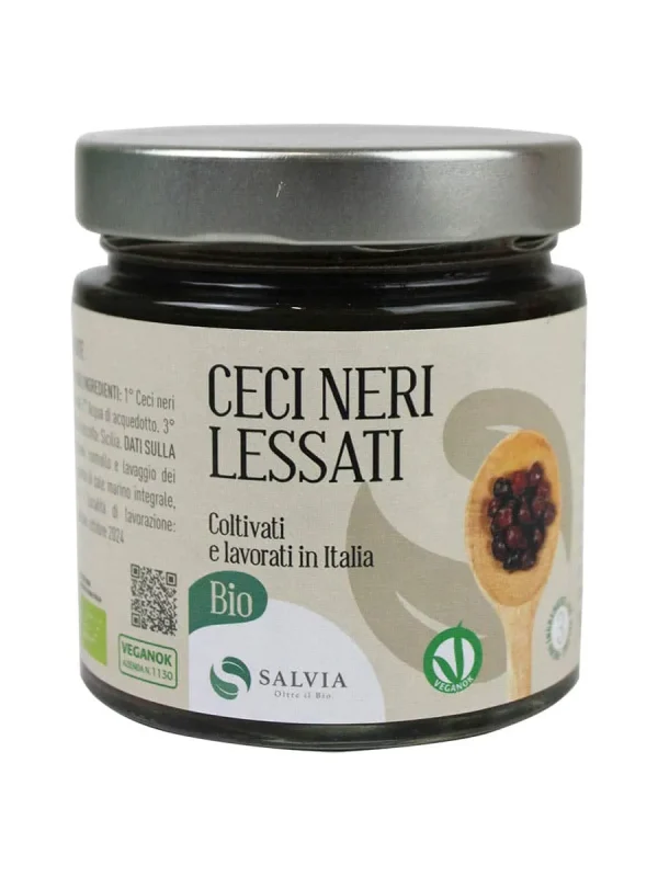 Ceci neri lessati bio –  200g