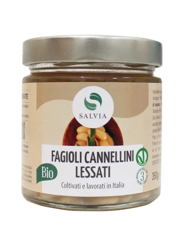 Fagioli cannellini lessati bio – 200g