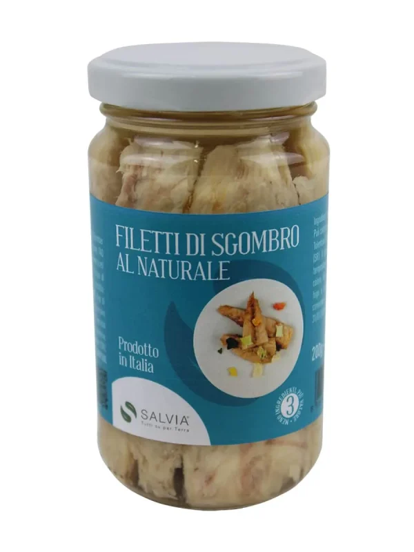 Filetti di sgombro al naturale – 200g