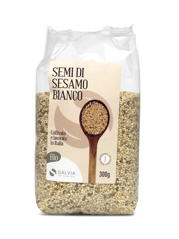 Semi di sesamo bianco italiani bio – 300g
