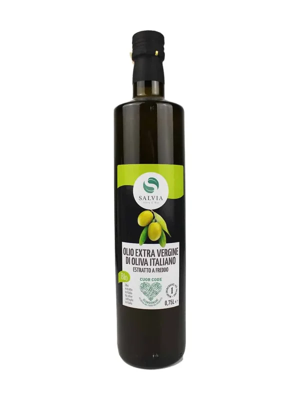 Olio extra vergine di oliva bio italiano -750ml