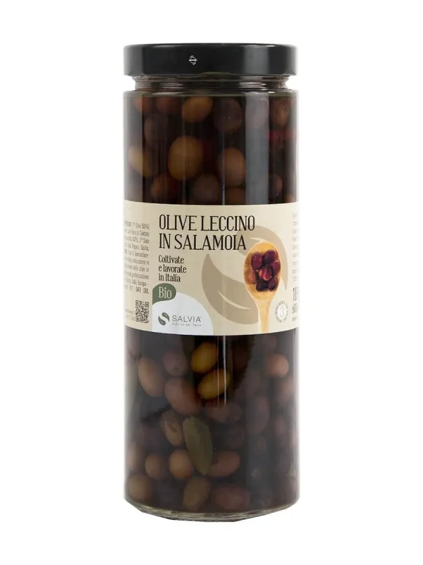 Olive leccino in salamoia bio – 600g