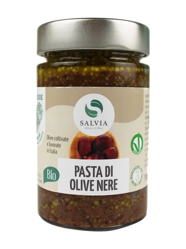 Pasta di olive nere bio – 190g