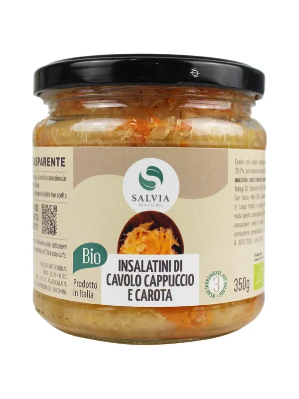 Insalatini di cavolo cappuccio & carota bio – 350g