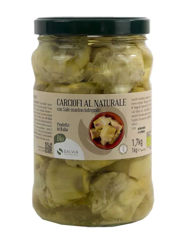 Carciofi al naturale bio – 1kg