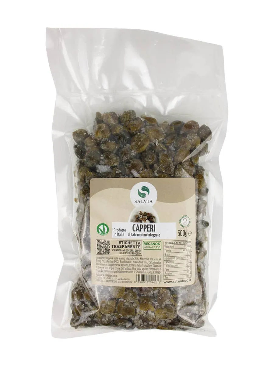 Capperi sotto sale 500g