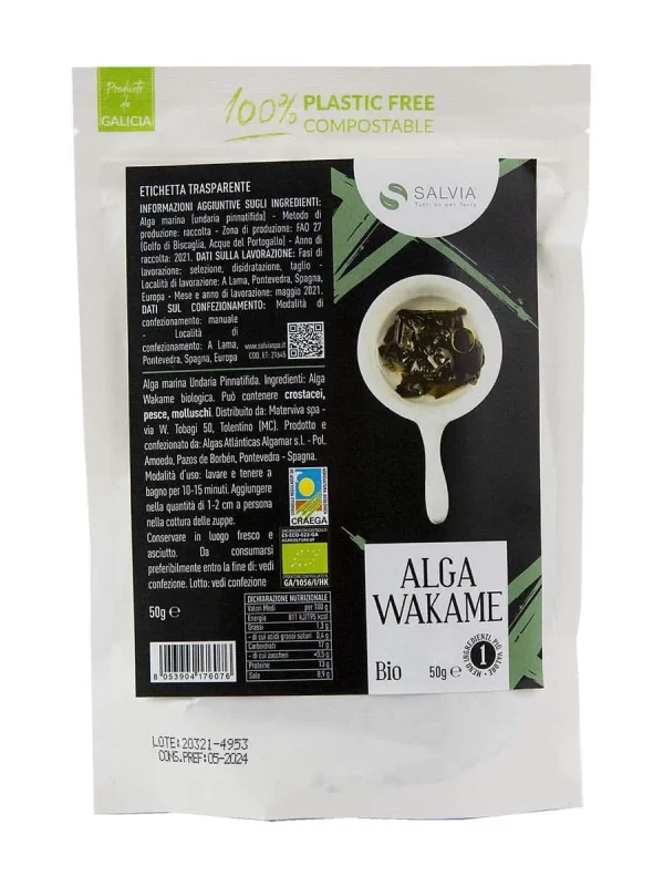 Alga wakame bio – 50g