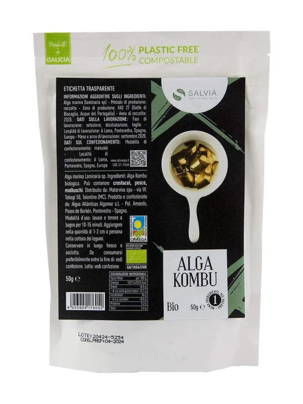 Alga kombu bio – 50g