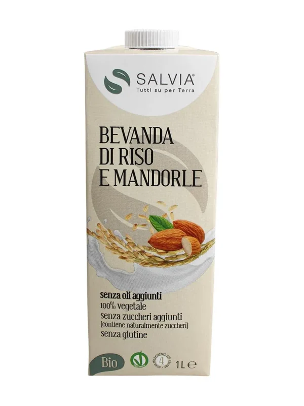 Bevanda di riso alle mandorle bio – tetrapak – 1l