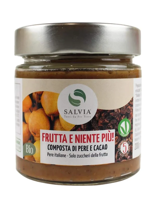 Composta di pere & cacao bio – 200g