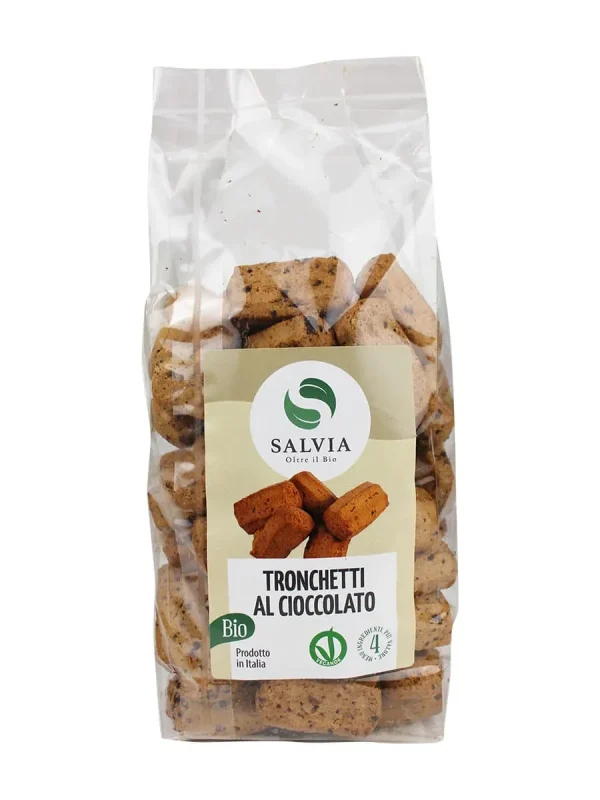 Tronchetti al cioccolato – biscotti bio – 500g