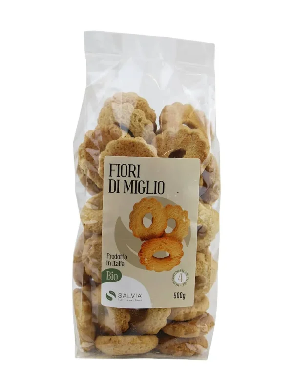 Fiori di miglio – biscotti bio – 500g