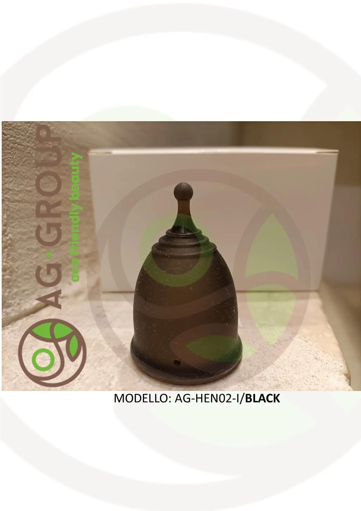 Coppetta mestruale con spazzolino in bambu’