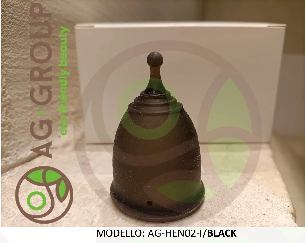 Coppetta mestruale con spazzolino in bambu’ - immagine 2