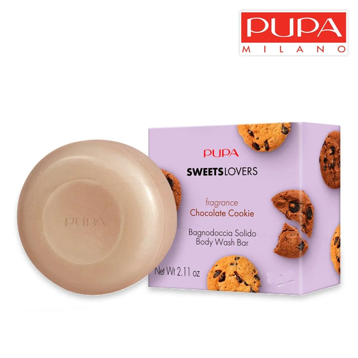 Bagnodoccia solido biscotto al cioccolato – Pupa sweet lovers