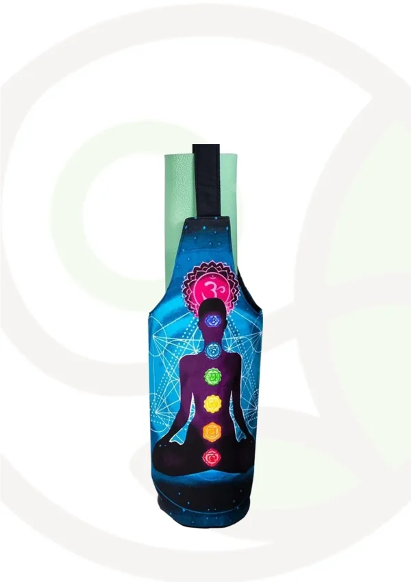 Borsa yoga a forma di bottiglia 7 chakra