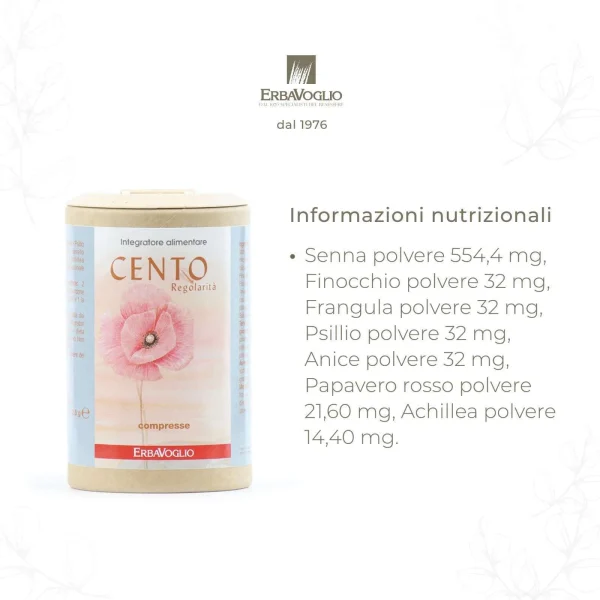 Cento Erbe per la Stitichezza Compresse - immagine 2