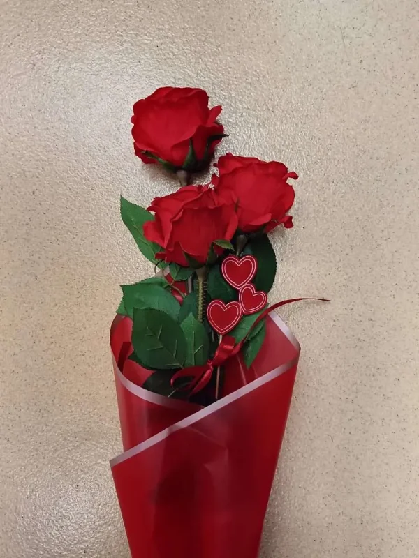 Composizione da 3 ROSE n°6