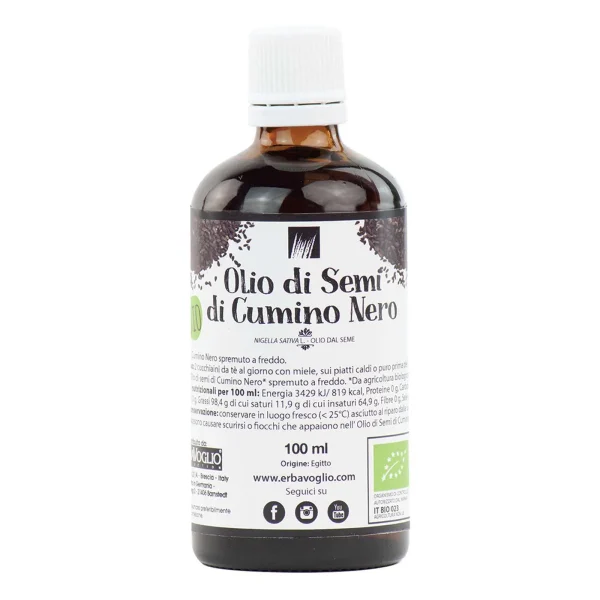 Olio di Semi di Cumino Nero Bio