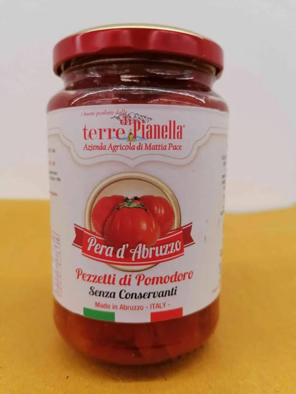 10 barattoli di pezzetti di pomodori pera d’Abruzzo Terre di Pianella (0,37) GM
