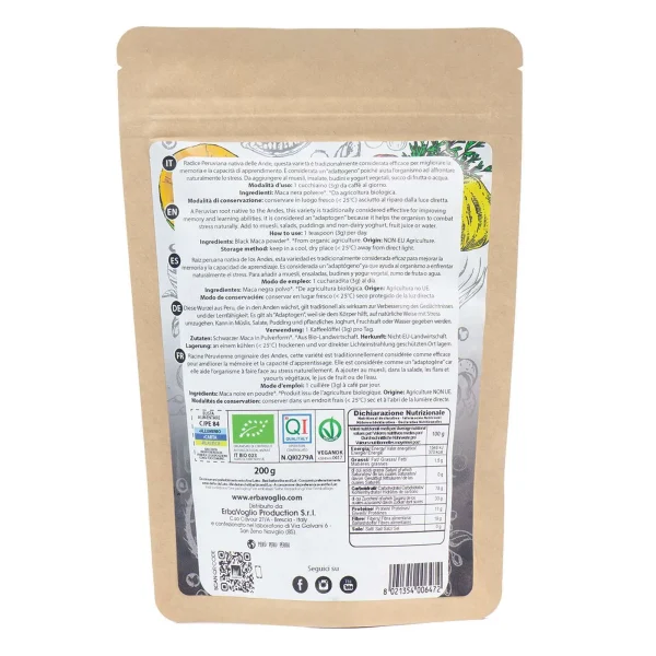 Polvere di Maca Nera Bio - immagine 2