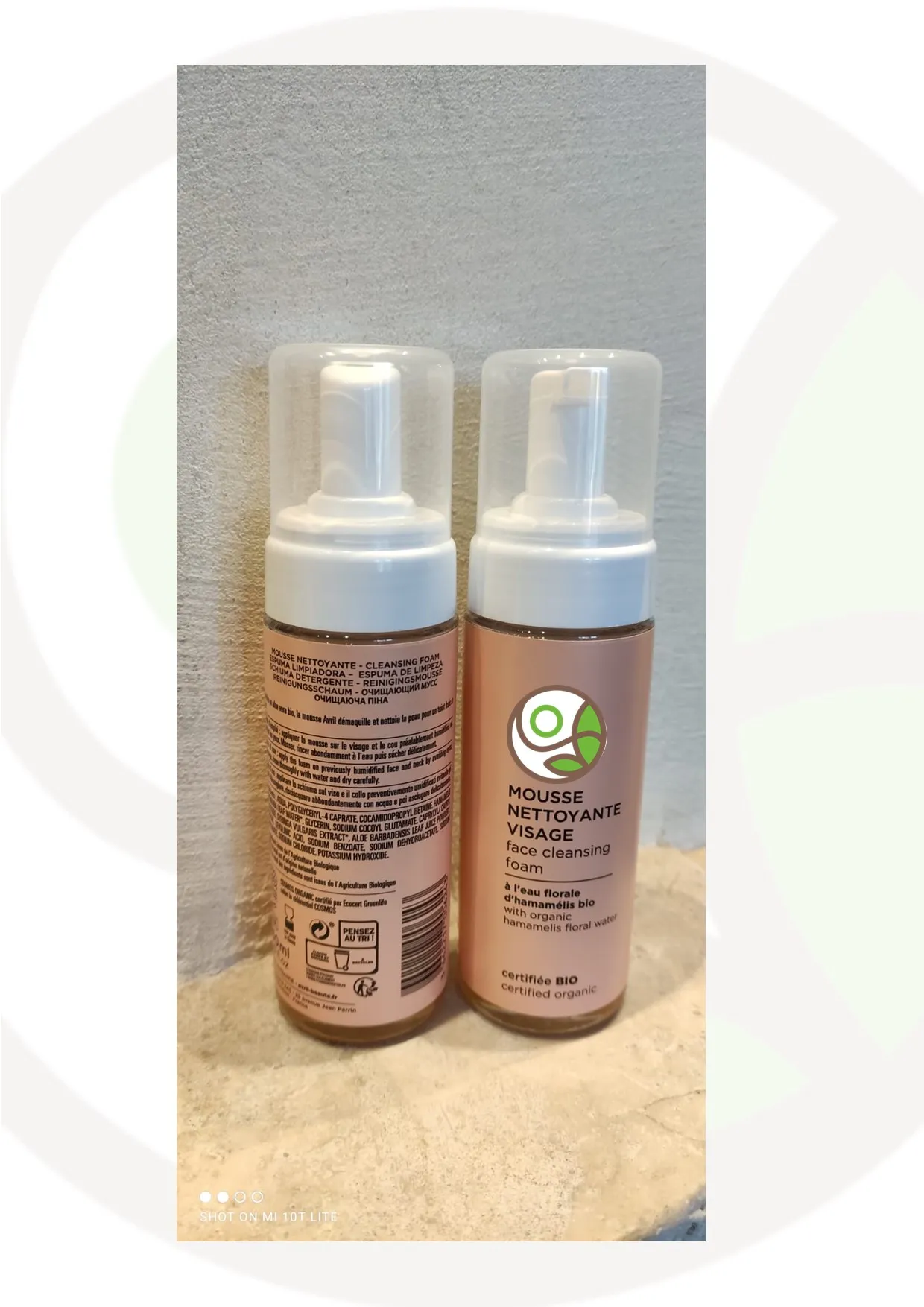 Schiuma detergente viso 150ml biologico