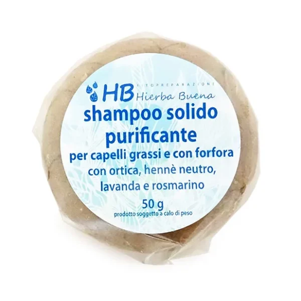 Shampoo solido purificante 50g, HB