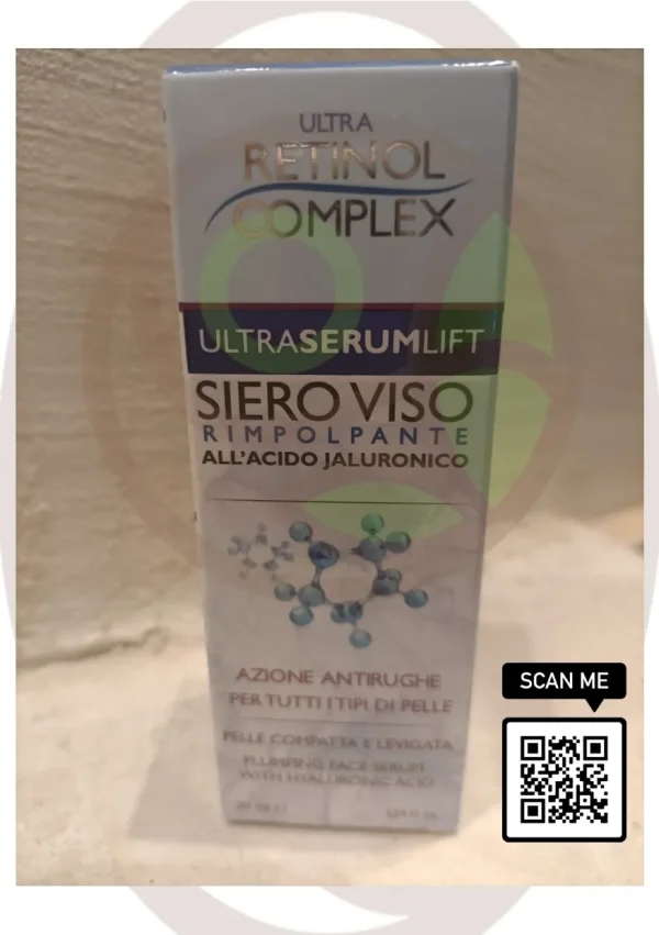 Siero viso all’acido jaluronico 30 ml.