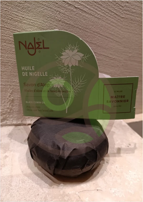 Saponetta di aleppo da toilette con olio di nigella - immagine 2