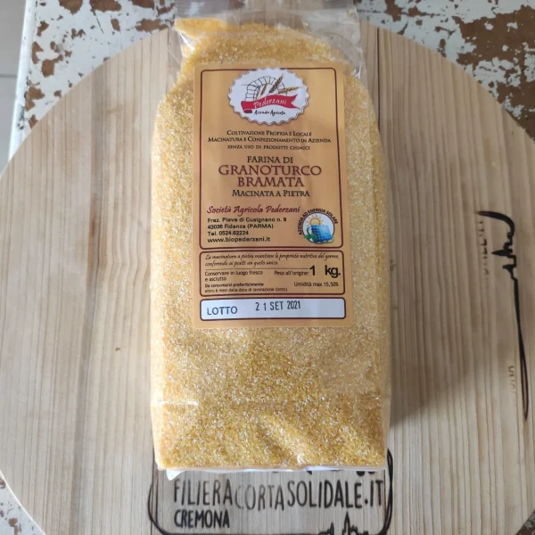 Farina granoturco bramata 1kg, Pederzani