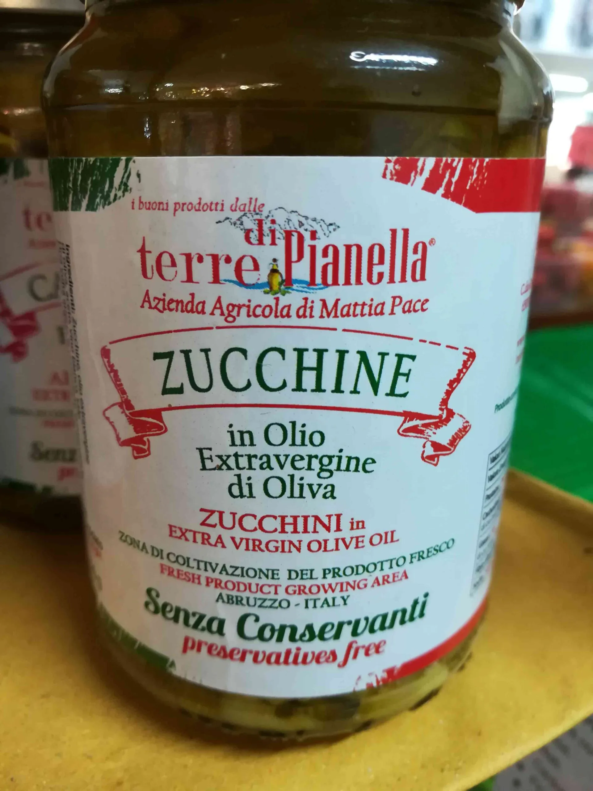Zucchine sott’olio (Terre di Pianella) 350g GM