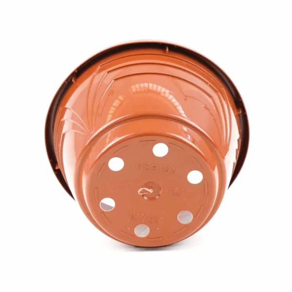 Vaso basket mod. Lavaredo diametro 14cm con gancio e piattino per riserva d’ acqua - immagine 4