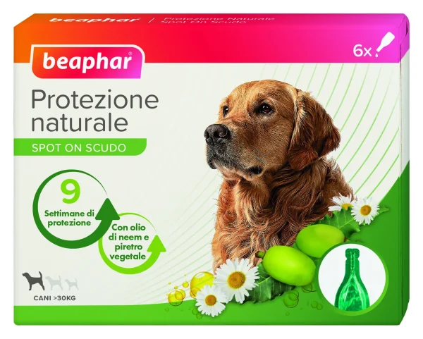 Beaphar-Protezione Naturale-Spot on scudo 3pz cane grande