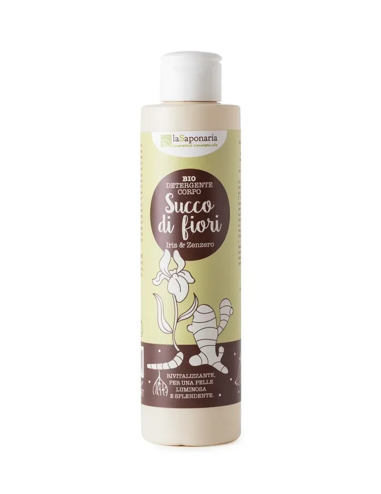 Bio Detergente Corpo Succo di Fiori Radici, La Saonaria, 200 ml