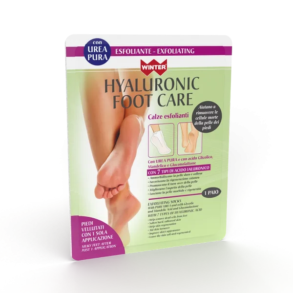 Calze Esfolianti, 1 paio, Hyaluronic Foot Care. Winter